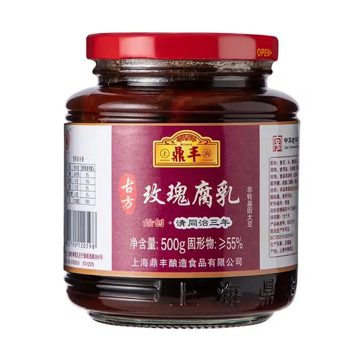 鼎丰玫瑰乳腐500ml 1/瓶