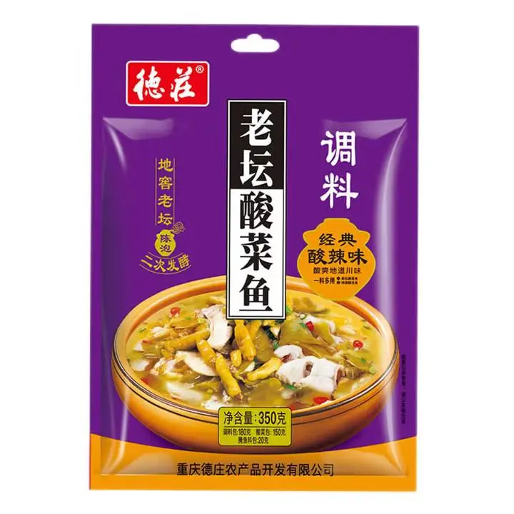 德庄酸菜鱼调料350g 1/包
