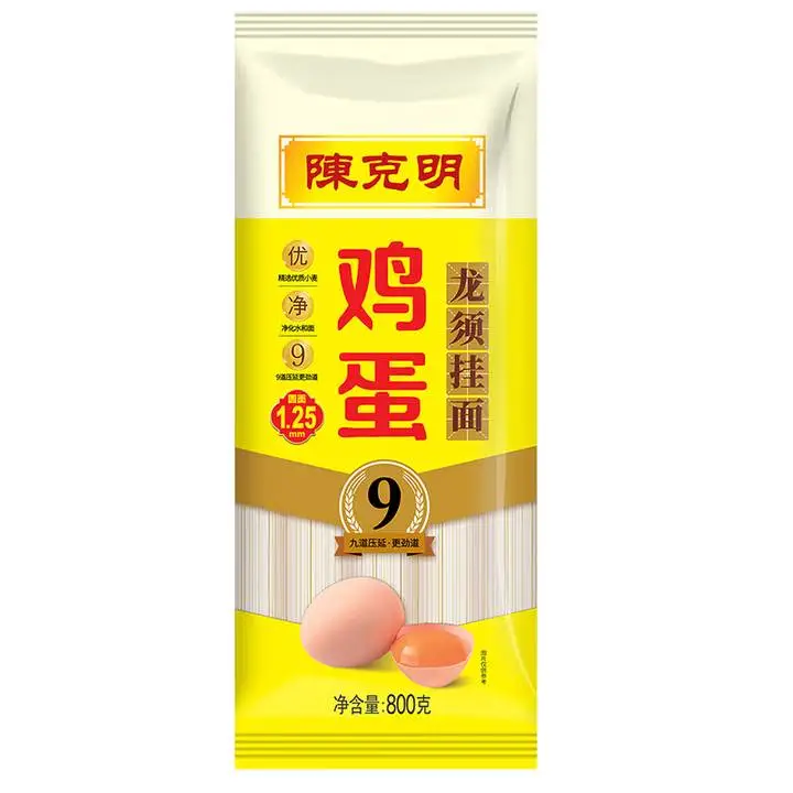 陈克明鸡蛋风味挂面800g 1/包