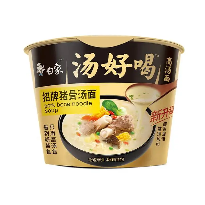 (桶面)白象汤好喝招牌猪骨汤面108g 1/桶