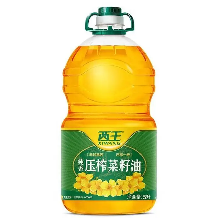 西王纯香压榨菜籽油5L 1/桶