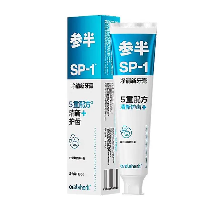 参半oralshark玫瑰清茶味净清新牙膏 1/支