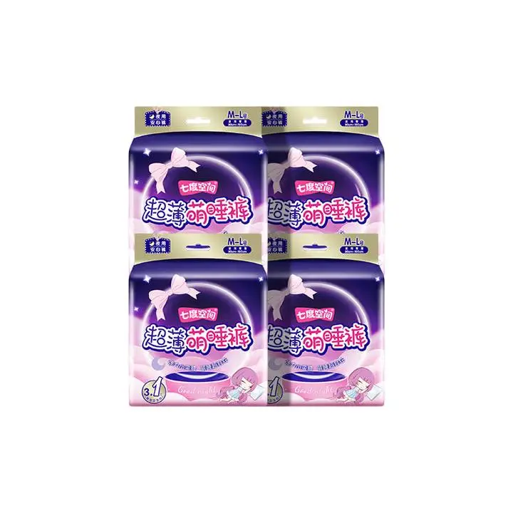 QKC8904七度空间甜睡裤裤型卫生巾（袋装） 1/个
