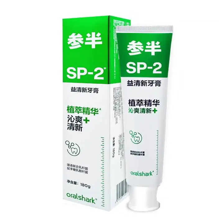 参半oralshark十里晚香味益清新牙膏180g 1/支