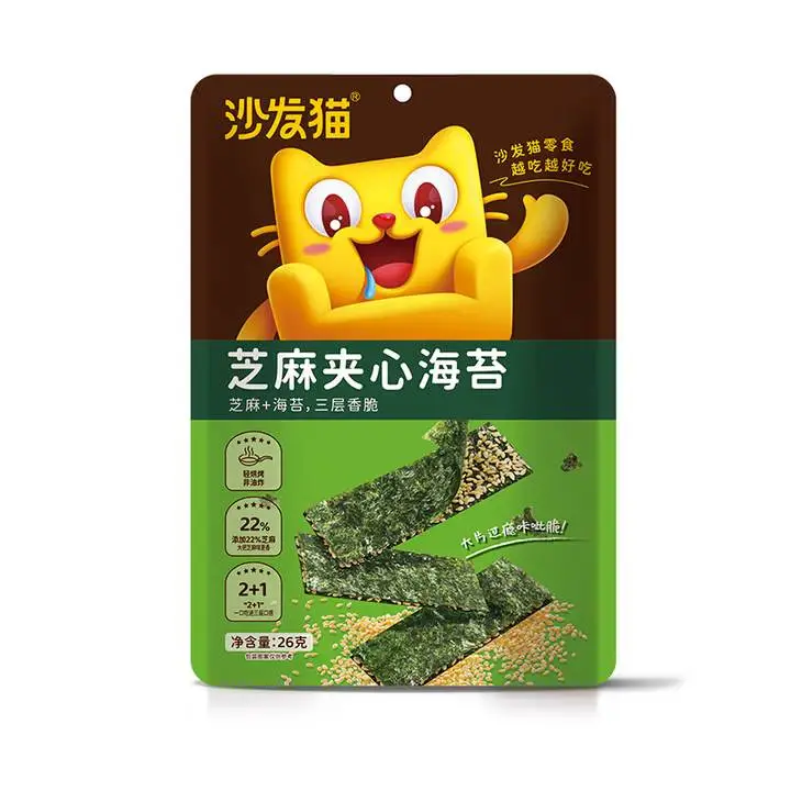 沙发猫芝麻夹心海苔26g 1/包
