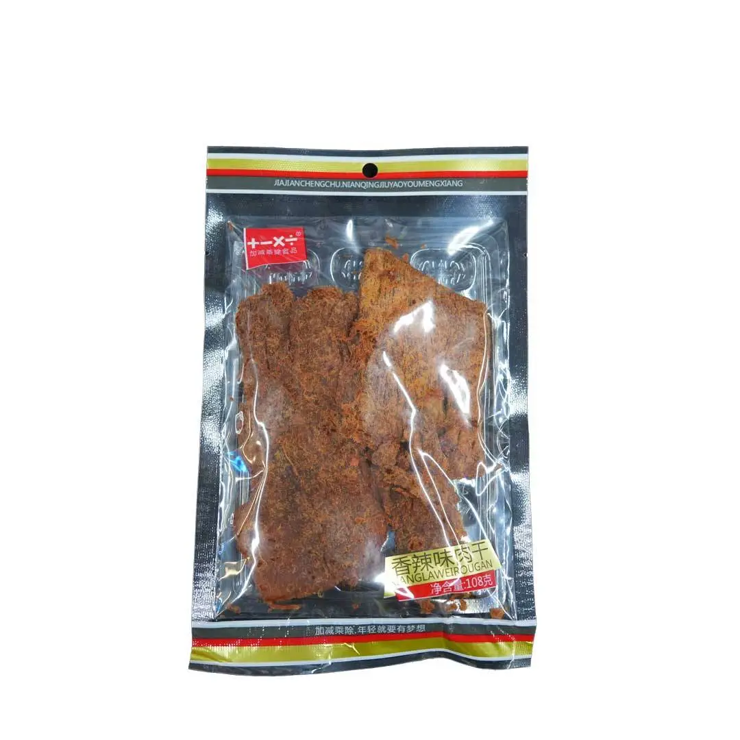 加减乘法香辣味肉干108g 1/包