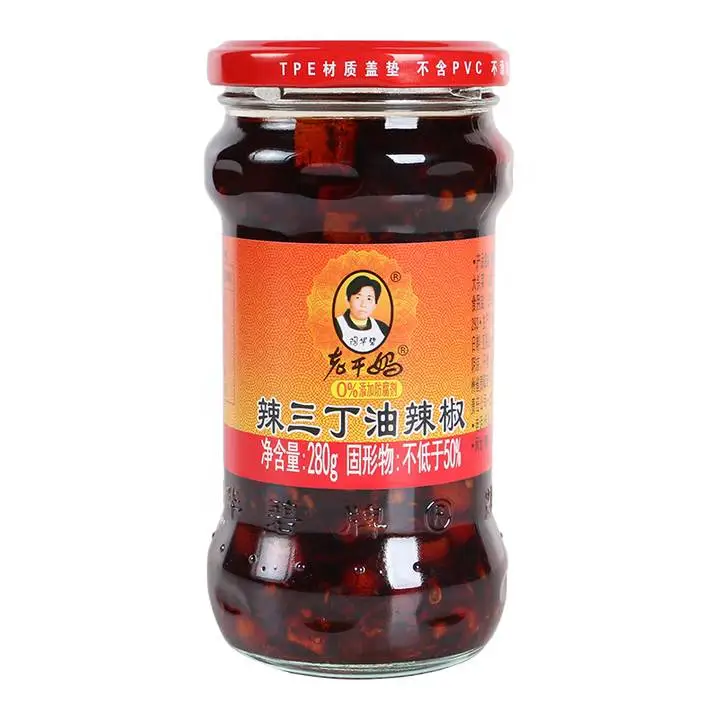 老干妈风味辣三丁油辣椒   1/瓶