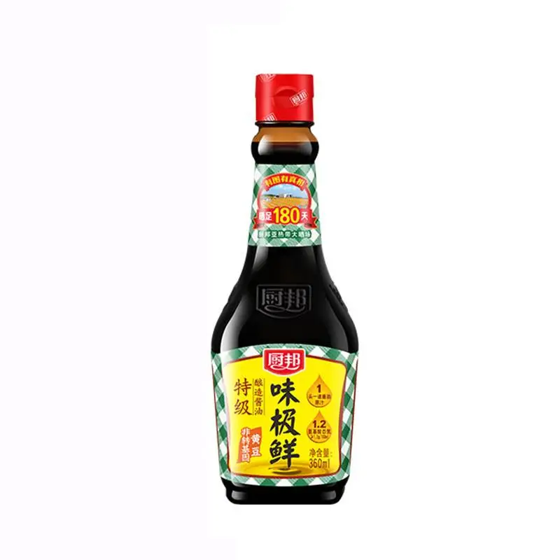 厨邦味极鲜酱油360ml 1/瓶