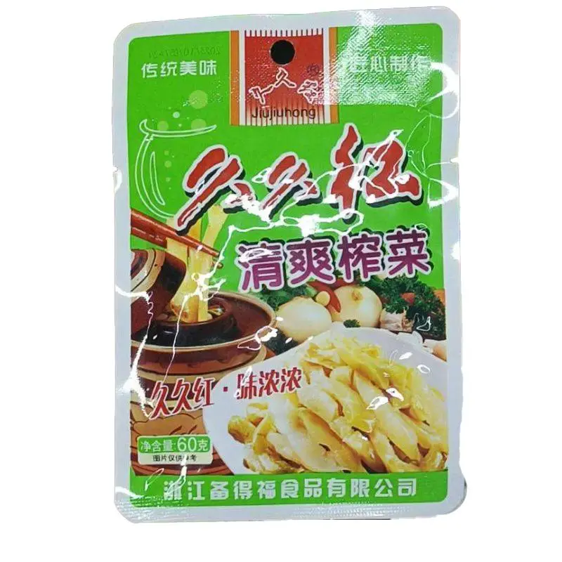 久久红清爽榨菜60G 1/包