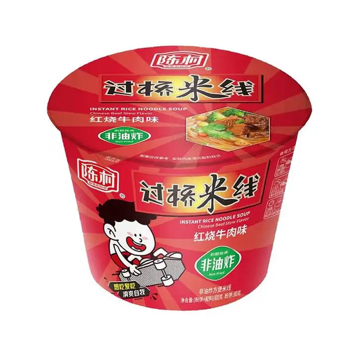 陈村过桥米线红烧牛肉味100g 1/桶