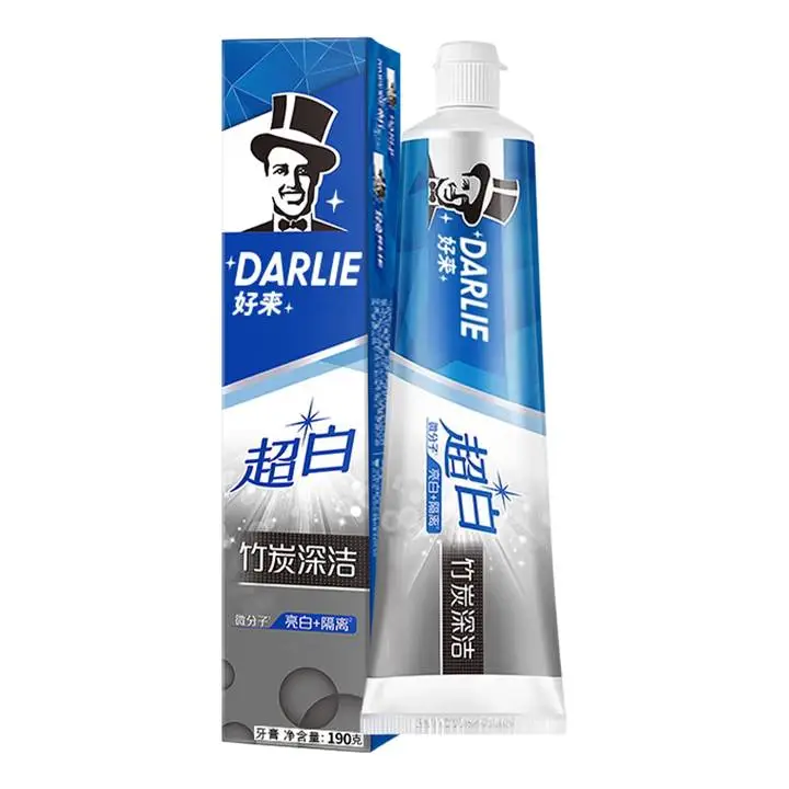 黑人好来超白牙膏矿物盐亮白   1/支