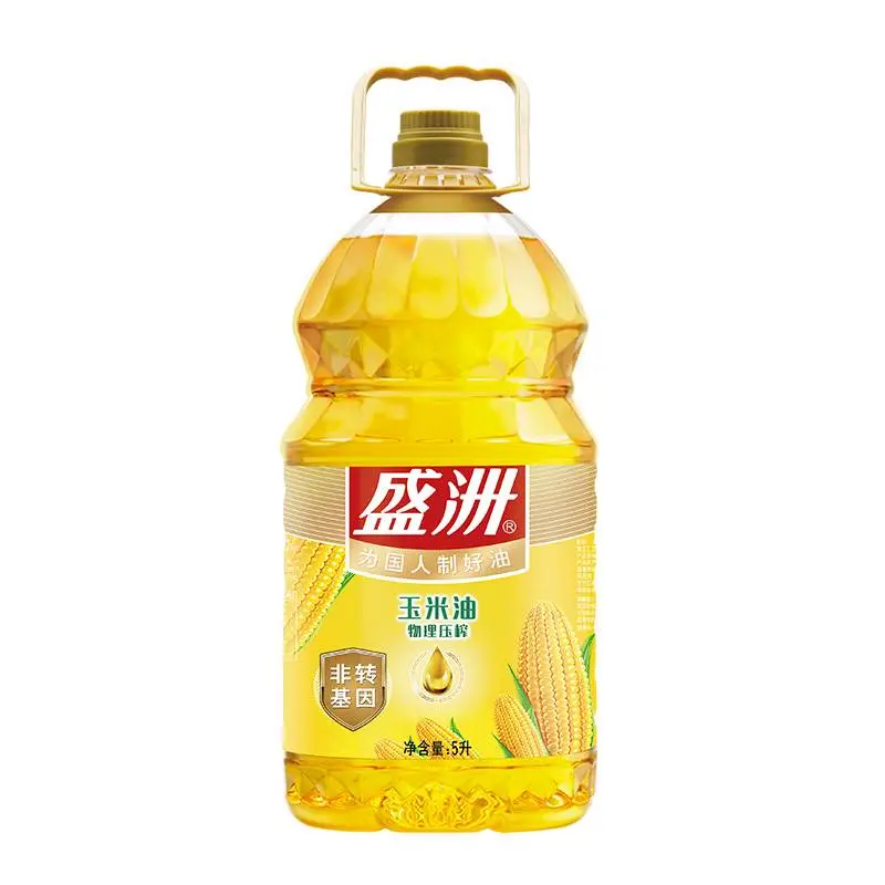 盛洲非转基因玉米油5L 1/桶