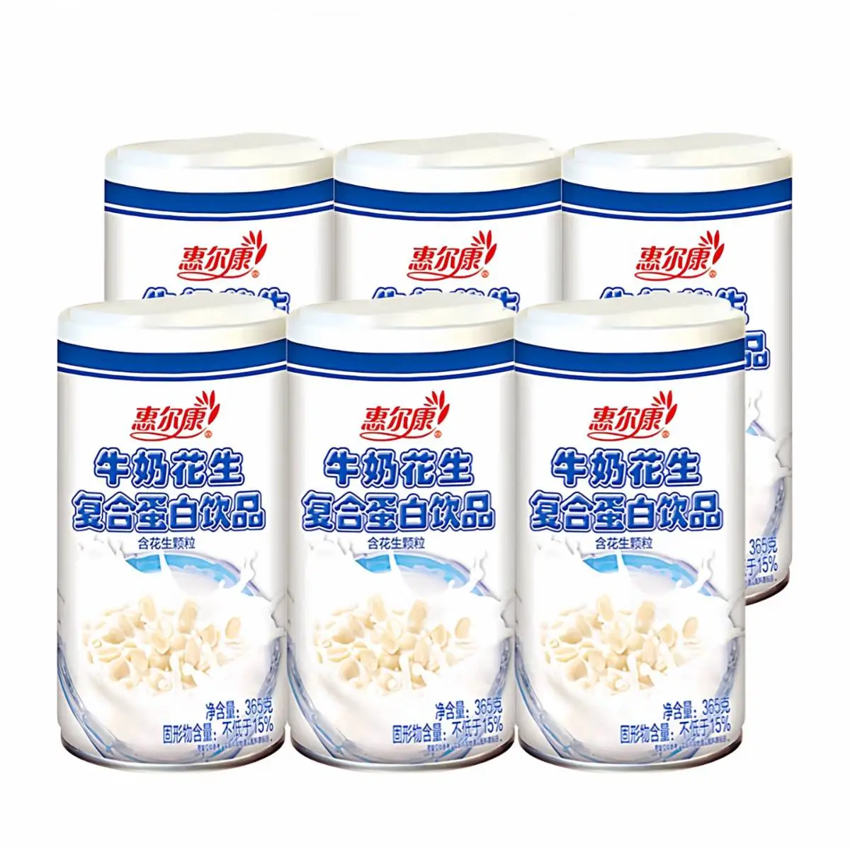 惠尔康花生牛奶365g*6 1/件