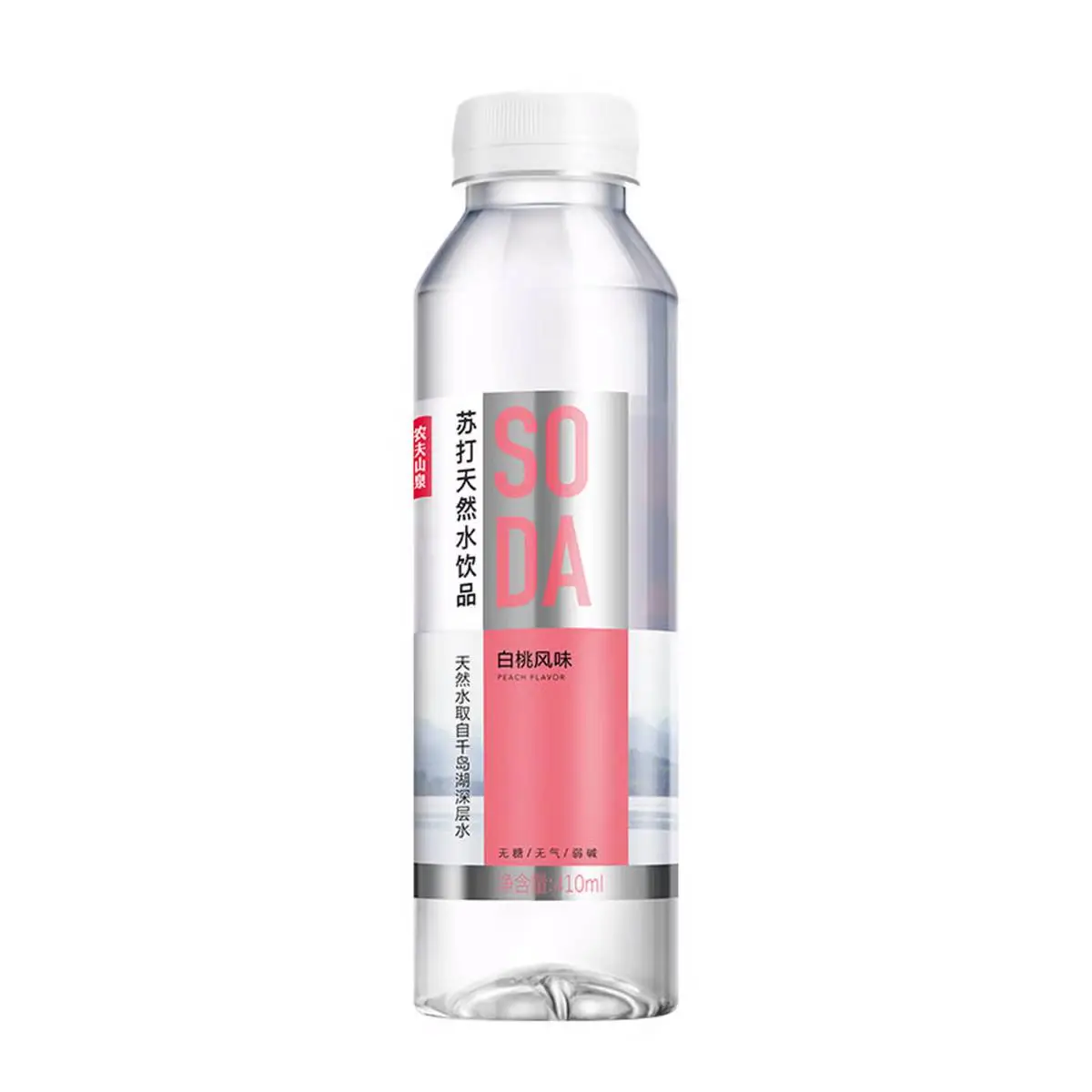 农夫山泉苏打水天然水饮品白桃味410ml 1/瓶
