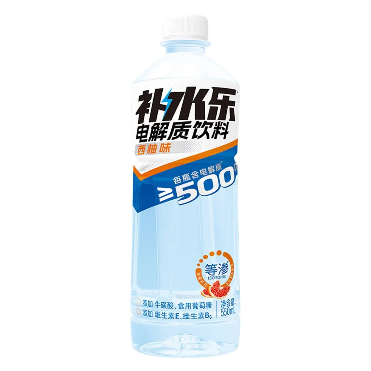 达利园补水乐电解质水运动饮料西柚味550ml 1/瓶