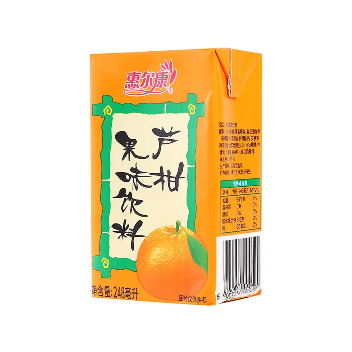 惠尔康芦柑饮料248ml 1/盒