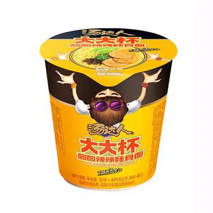 汤达人酸酸辣辣豚骨面BIG杯122g 1/桶
