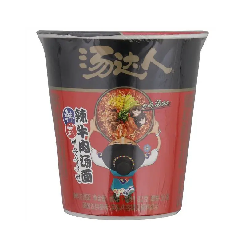 统一汤达人杯面韩式辣牛肉82g 1/桶