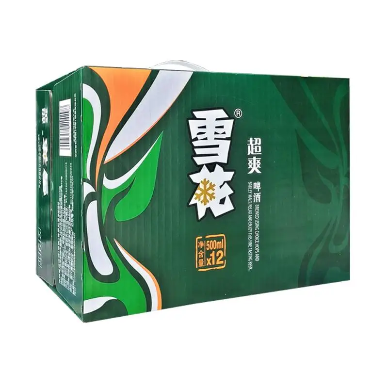 雪花啤酒超爽500ml*12罐 1/件