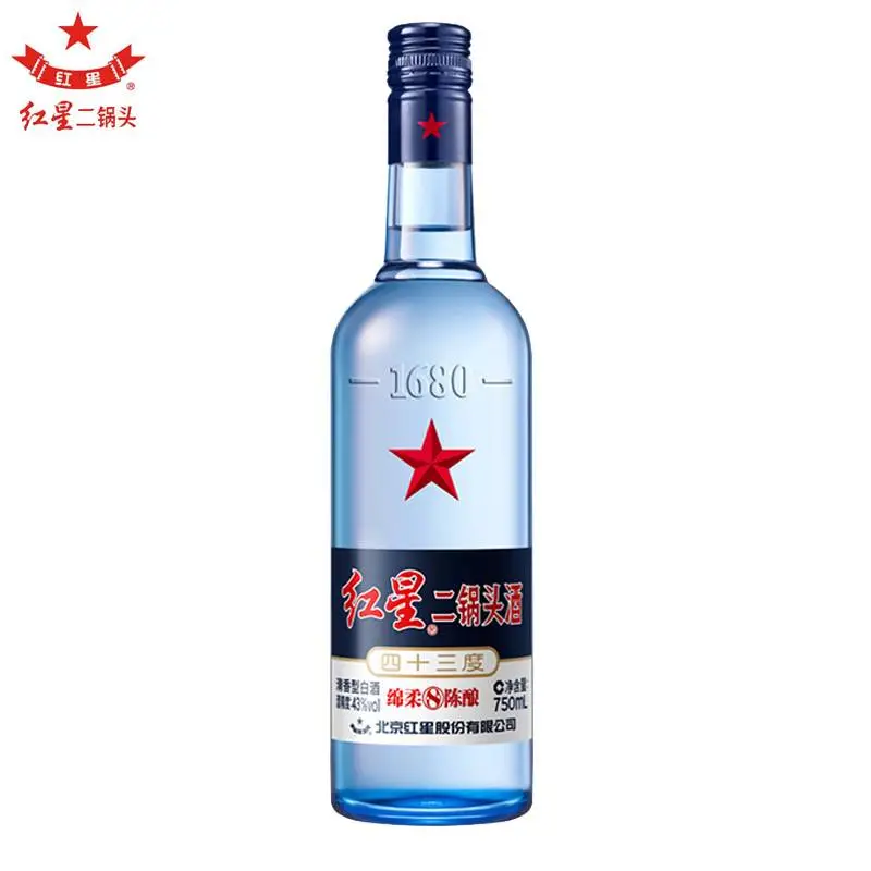 八年红星750ML 1/瓶