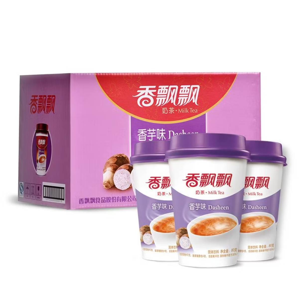 香飘飘经典香芋味80g*3杯 1/组