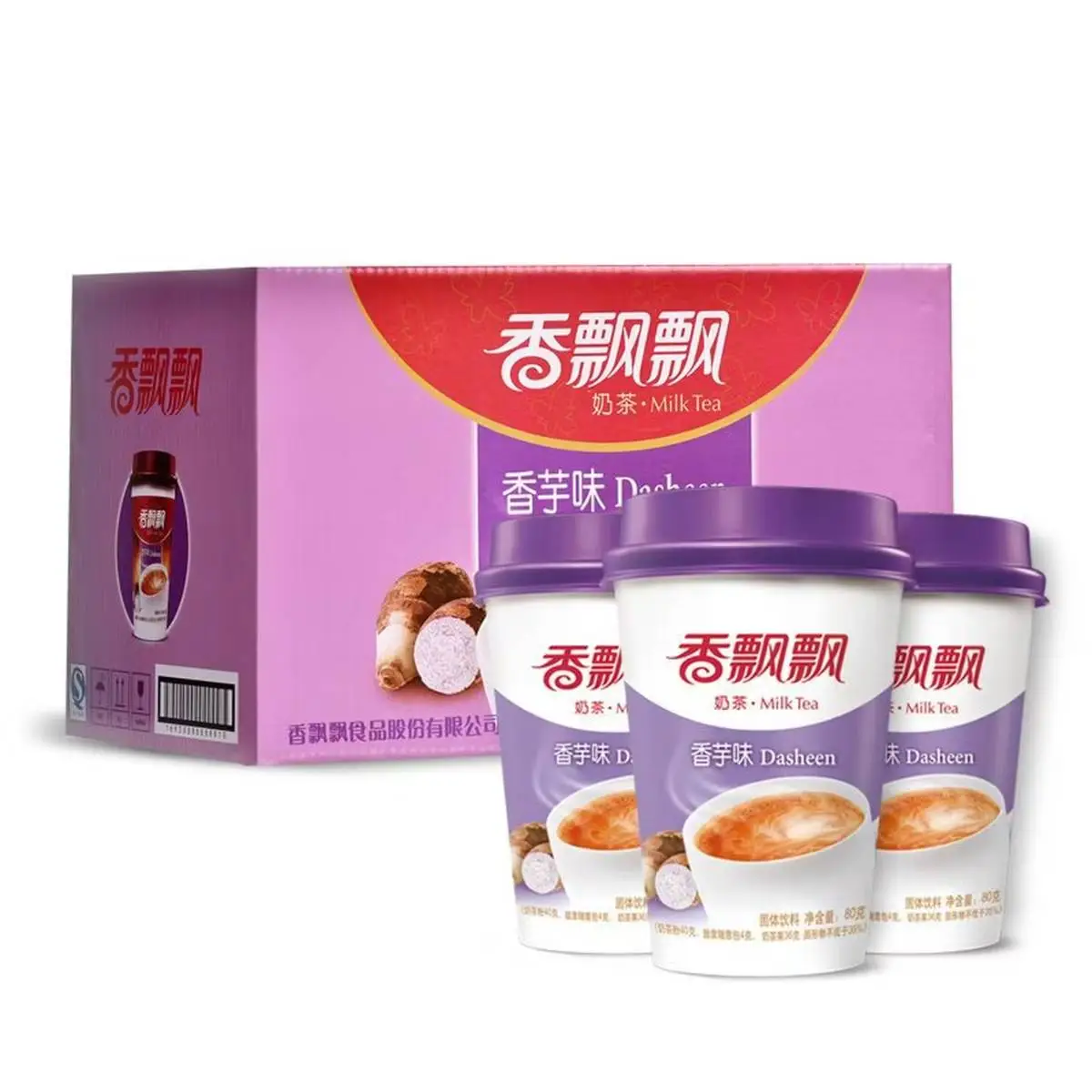 香飘飘经典香芋味80g*3杯 1/组