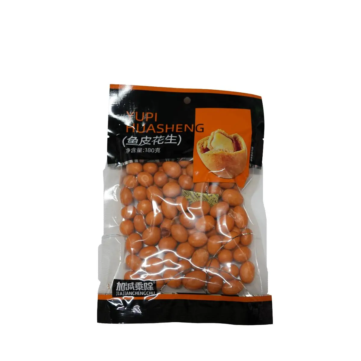加减乘除鱼皮花生180g 1/包