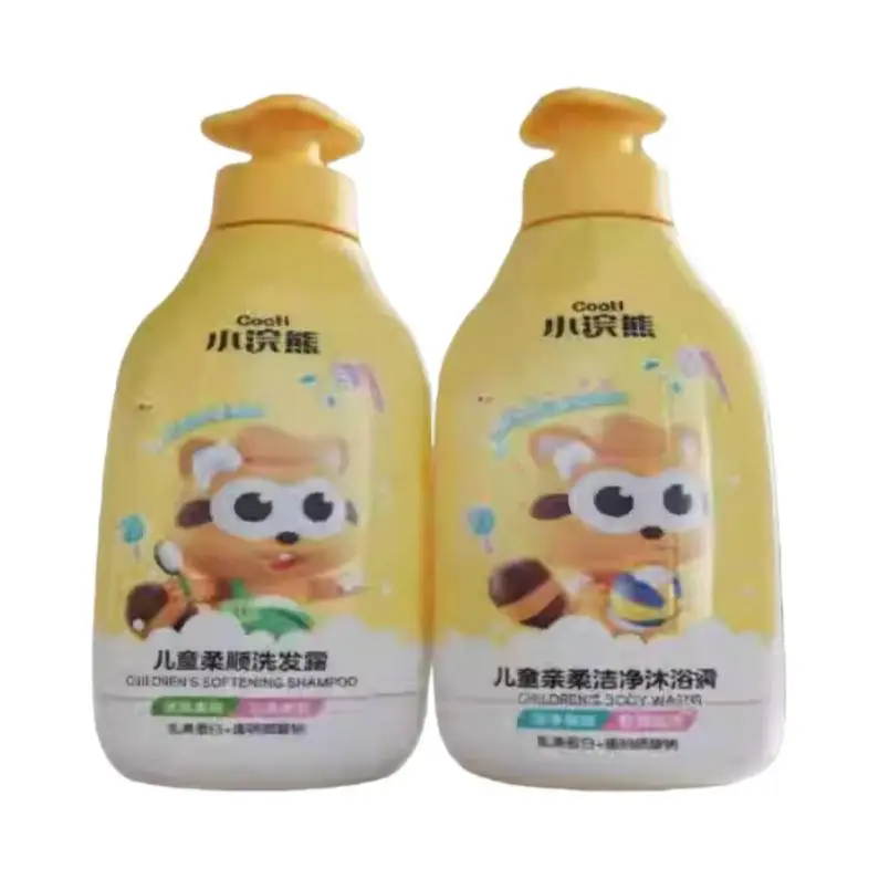 小浣熊儿童柔顺洗发露500ml+500ml 1/组