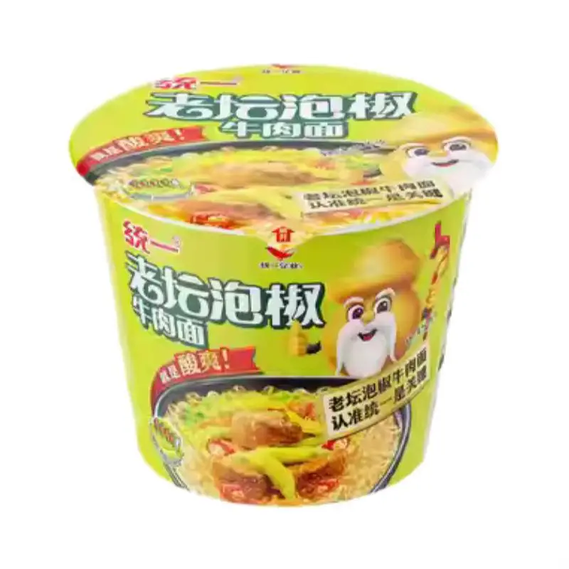 统一来一桶泡椒牛肉面145g 1/桶