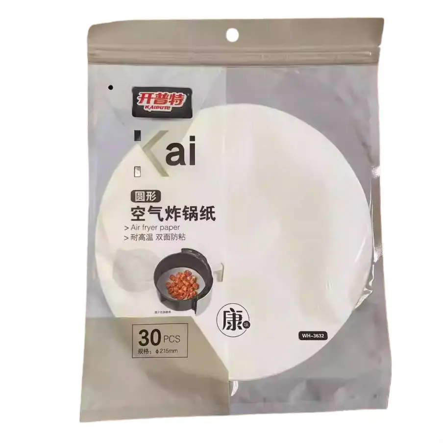 开普特空气炸锅纸215mm*30白色 1/个