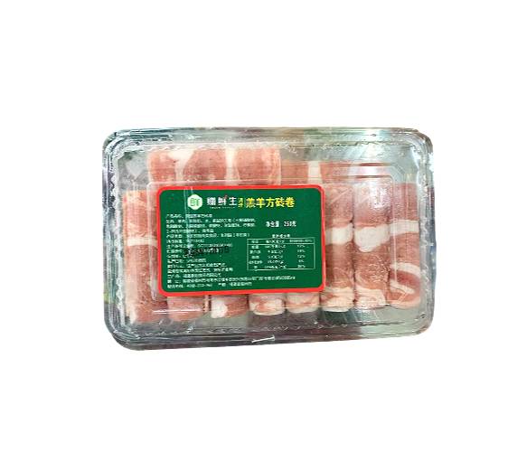 赚鲜生羔羊方砖卷   250g1/包