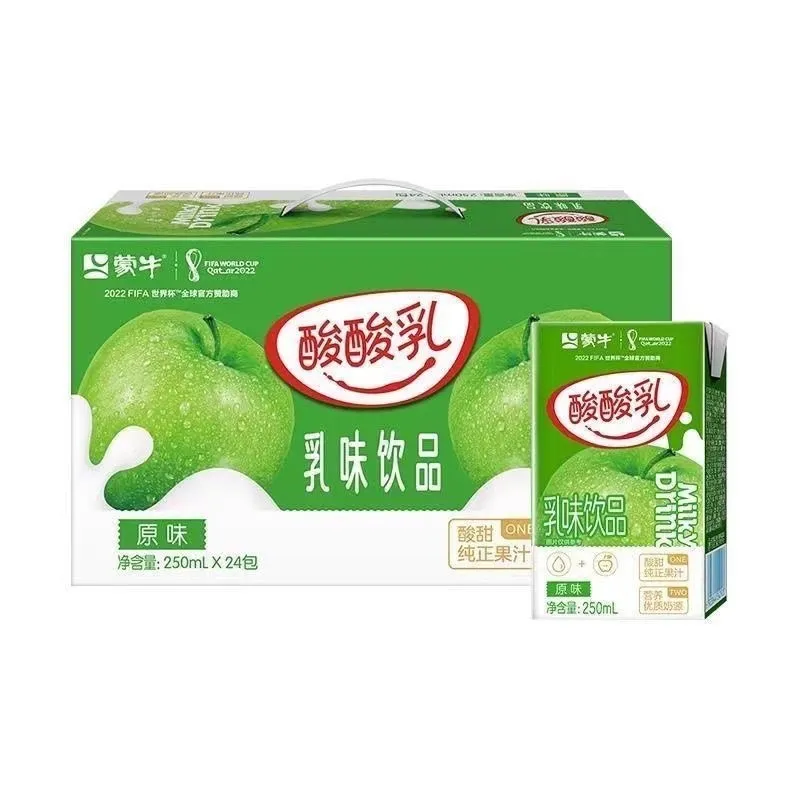 蒙牛酸酸乳原味乳味饮品250ml*24盒