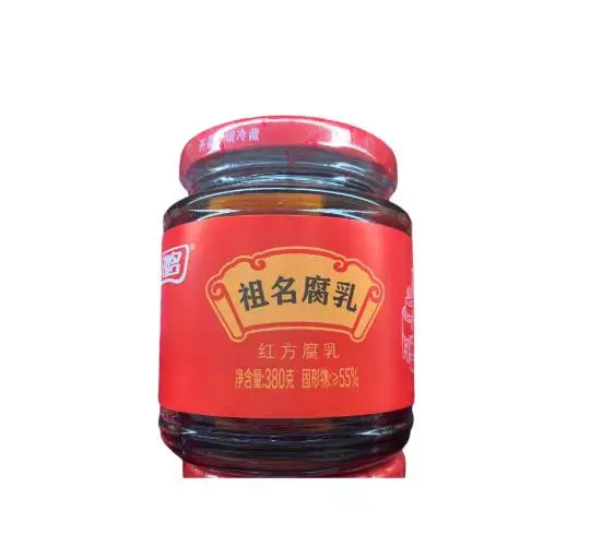 祖名红方腐乳380g/瓶
