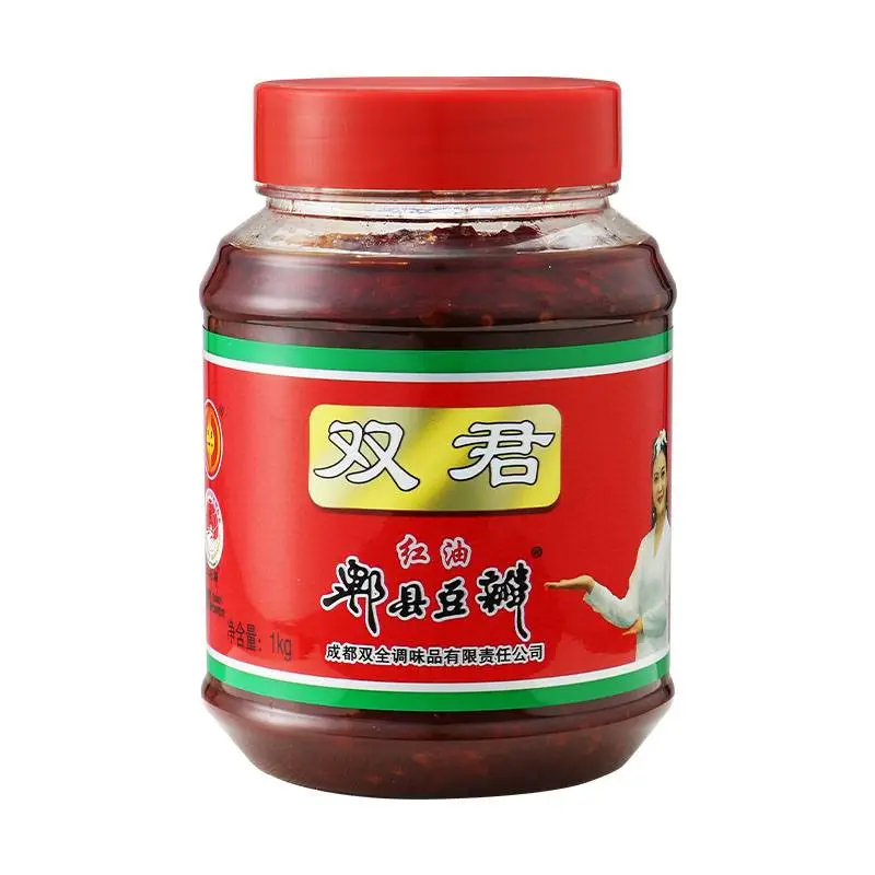 双君红油郫县豆瓣1kg/瓶