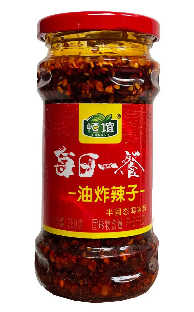 恒谊油炸辣子280g 1/瓶