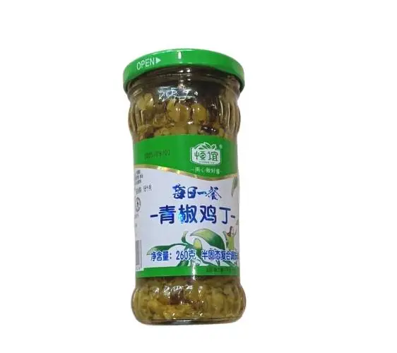 恒谊每日一餐青椒鸡丁260g/瓶