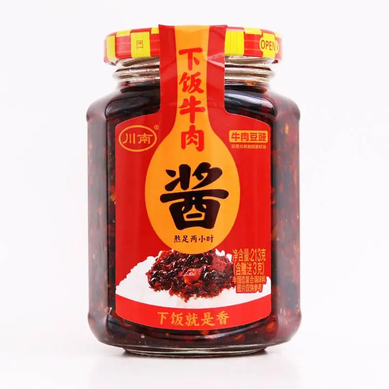 川南下饭牛肉酱213g/瓶