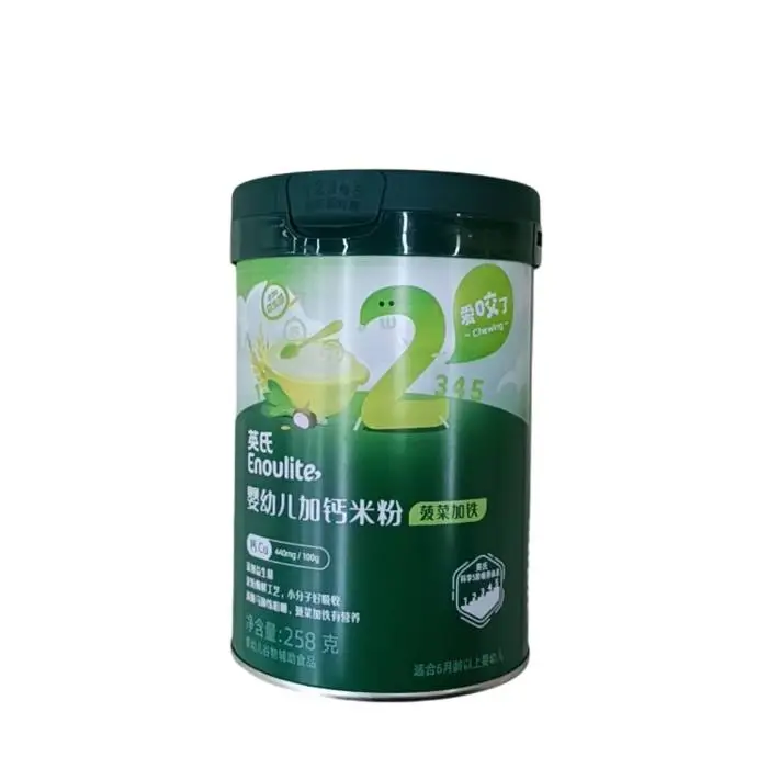 菠菜加铁加钙营养米粉258 g 1/听