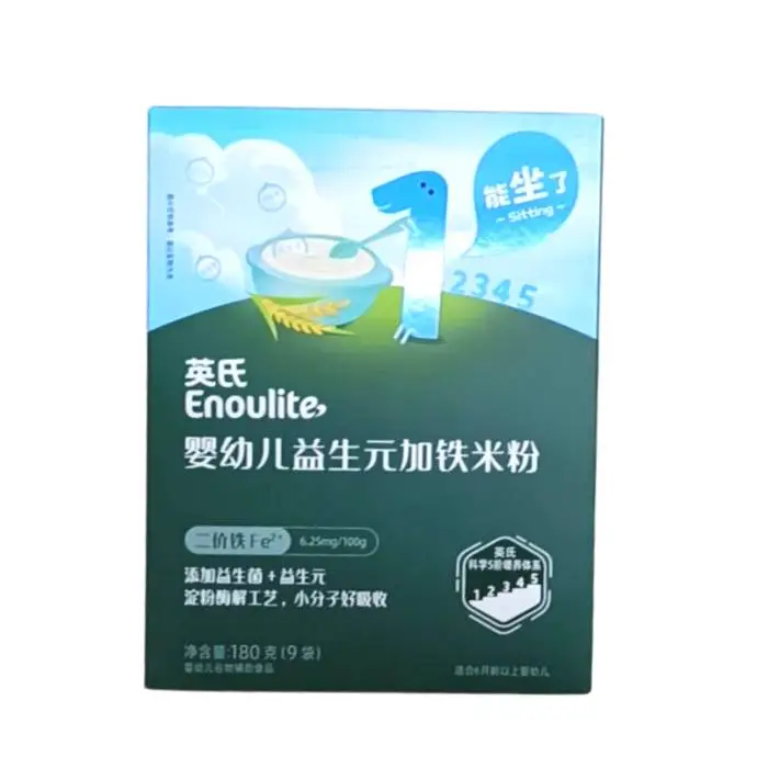 益生元加铁营养米粉180g 1/盒