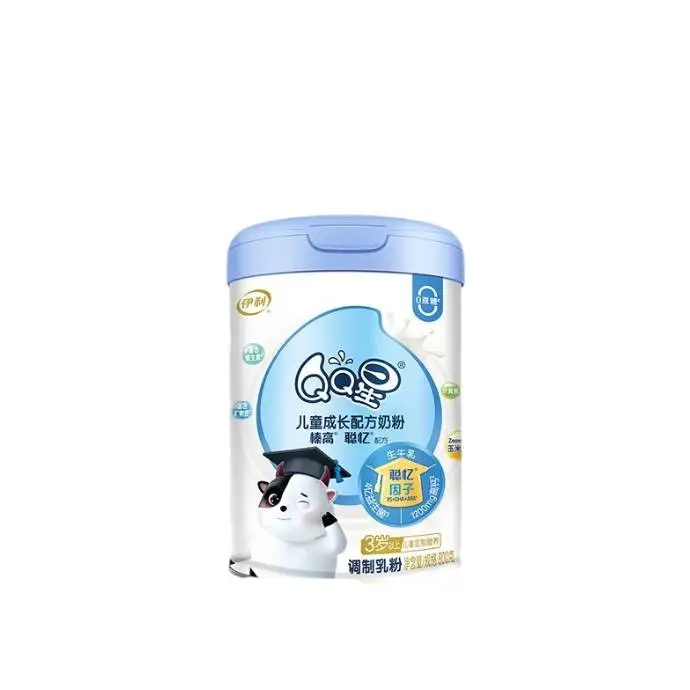 伊利QQ星榛高聪忆儿童学生奶粉800g/罐