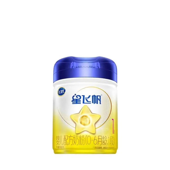 飞鹤星飞帆1段0-6个月婴儿配方牛奶粉900g*1罐