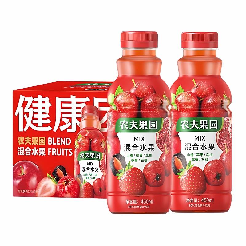 农夫果园山楂混合果汁450ml/瓶
