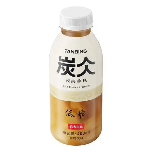 农夫山泉炭仌经典拿铁咖啡400ml/瓶