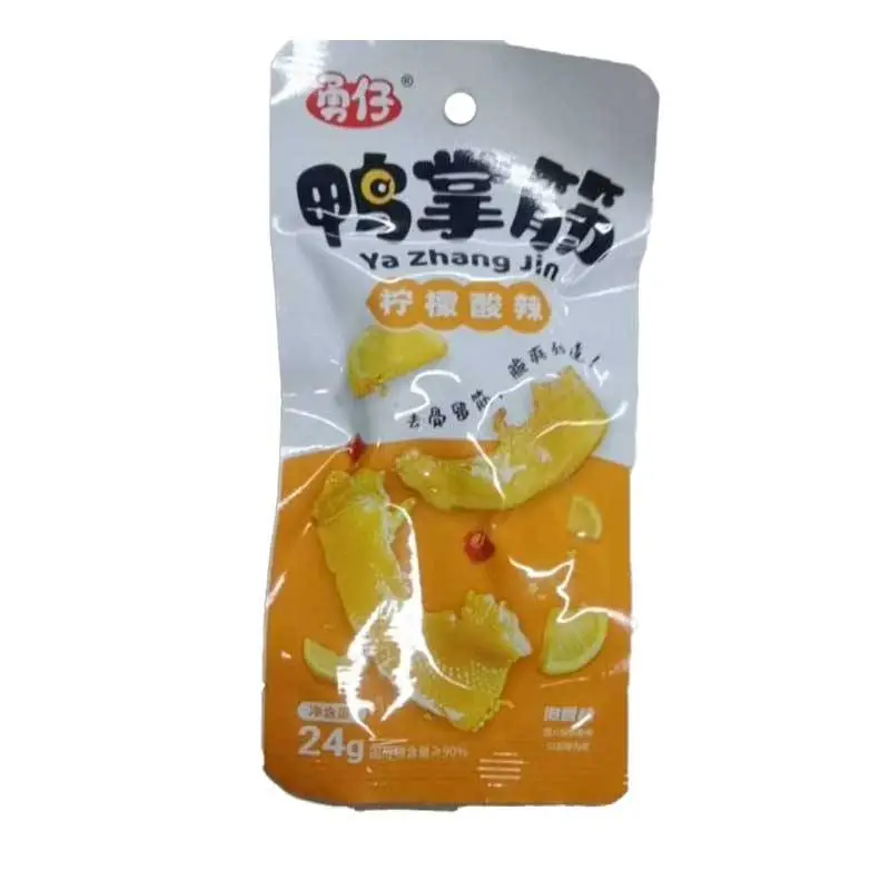 勇仔鸭掌筋柠檬酸辣泡香味24g 1/包