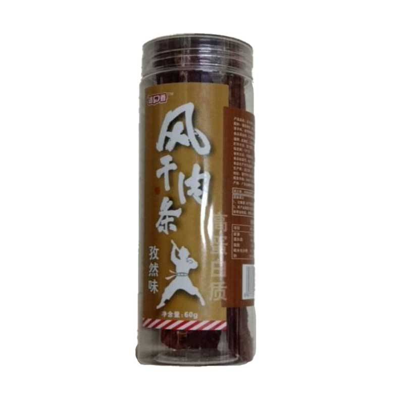适口香风干肉条孜然味60g 1/瓶