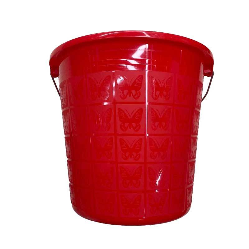 鸿运37cm水桶（蝴蝶红） 1/个