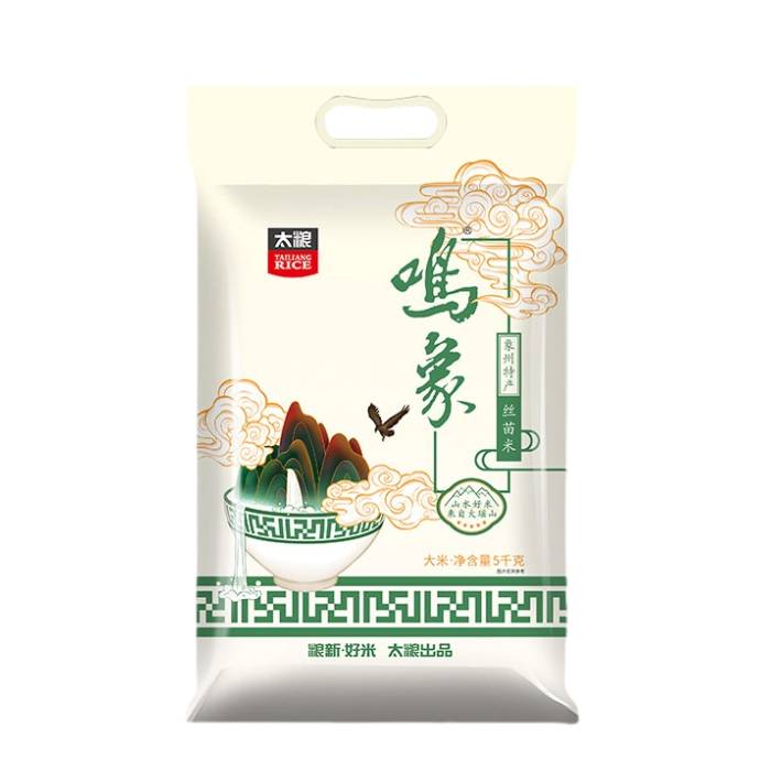 太粮鸣象丝苗米大米5kg/包