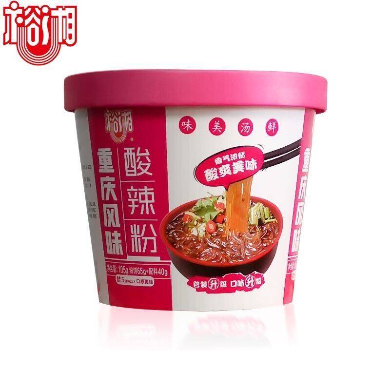 裕湘酸辣粉105g/桶