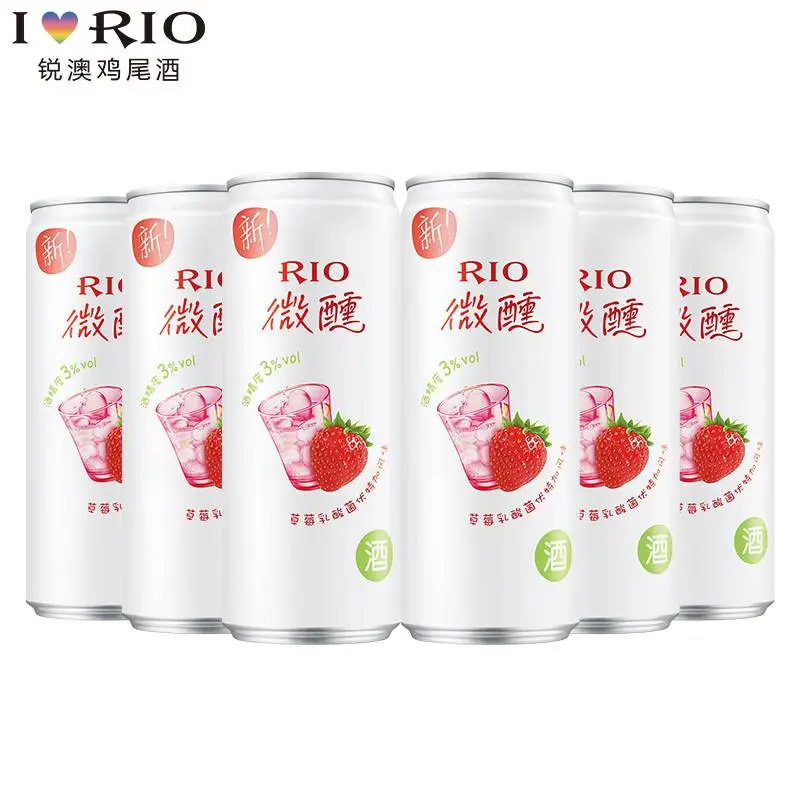 锐澳微醺草莓乳酸菌330ml/瓶