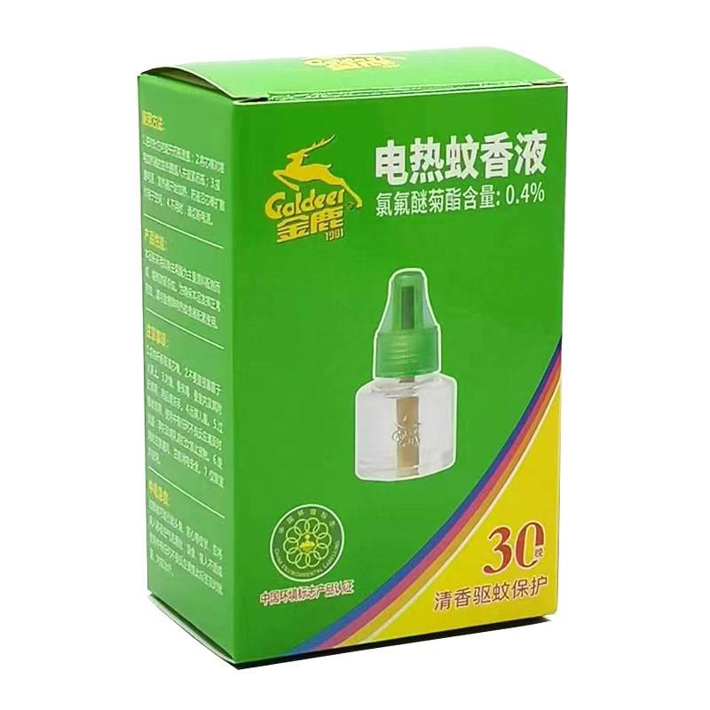 金鹿电热蚊香液清香42ml绿/瓶c101